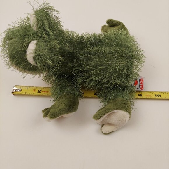 Webkinz Green Fuzzy Frog Ganz Toad Stuffed Animal Plush Soft Toy Pet No Code - Picture 11 of 11